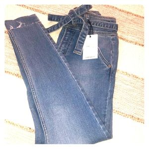 Forever 21 paper bag jeans